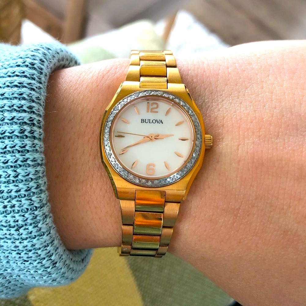 Bulova 98R294 stainless steel women’s watch